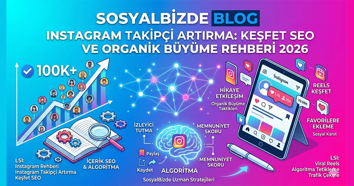 Instagram Rehberi 2026: Takipçi Artırma ve Keşfet Etkili Büyüme Stratejileri